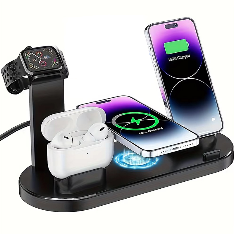 Wireless Charger Watch - 7-in-1 draadloze oplaadstandaard voor iPhone 17
