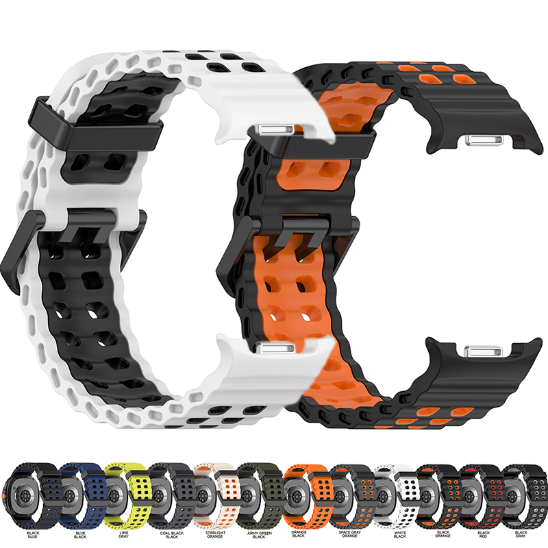 Samsung Smartwatch Ultra Accessories - Tweekleurige band voor Samsung Galaxy Watch9