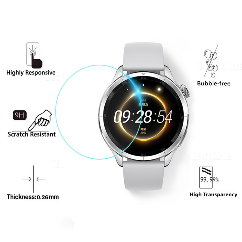 Gehard glas voor Xiaomi Mi Wat - Xiaomi Smartwatch S4 Accessories recensie en prijs