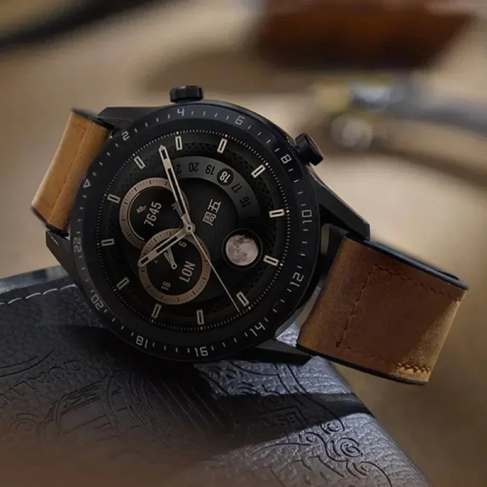 Zachte Lederen Band voor Motor - Motorola Smartwatch Accessories recensie en prijs