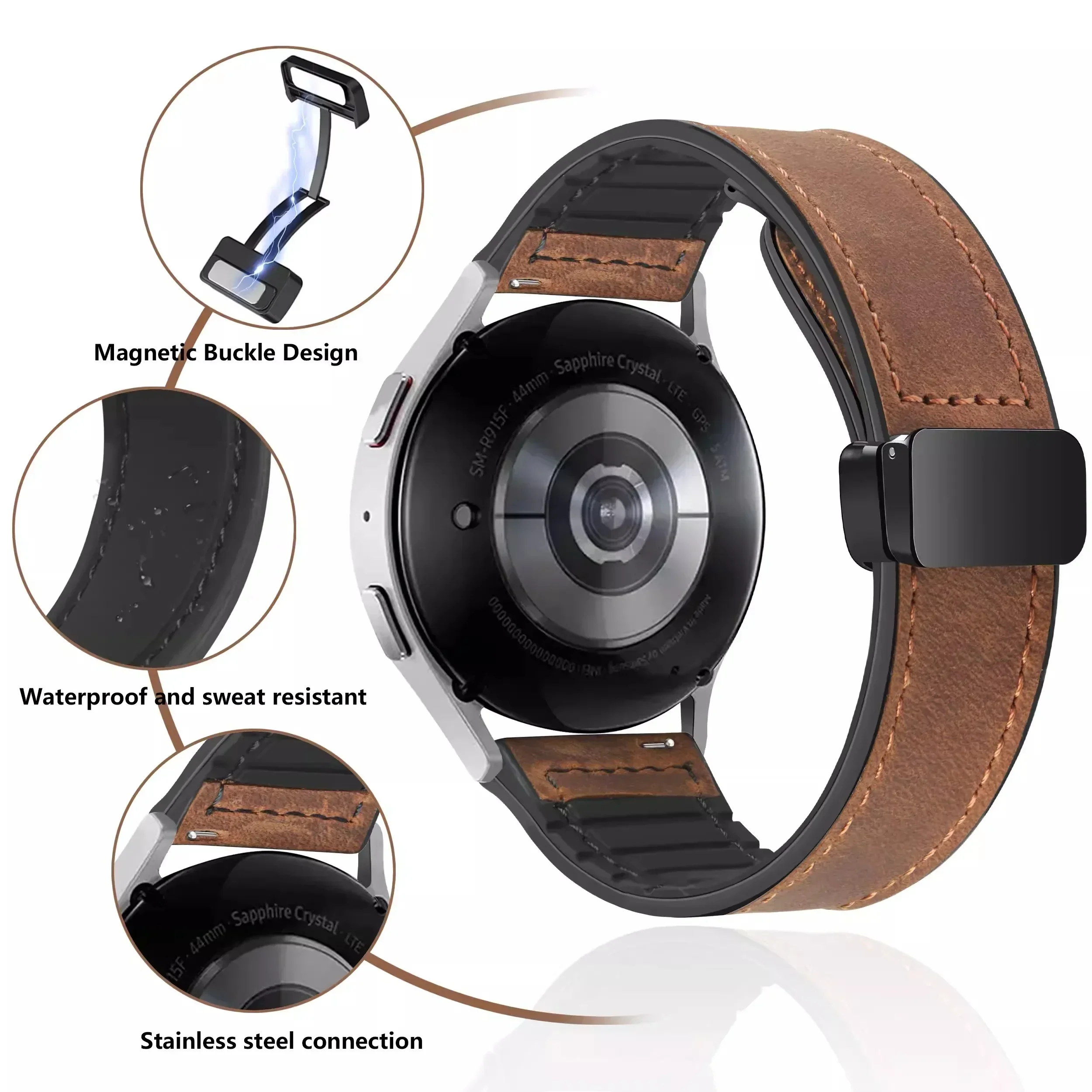 Zachte Lederen Band voor Motor - Motorola Smartwatch Accessories recensie en prijs