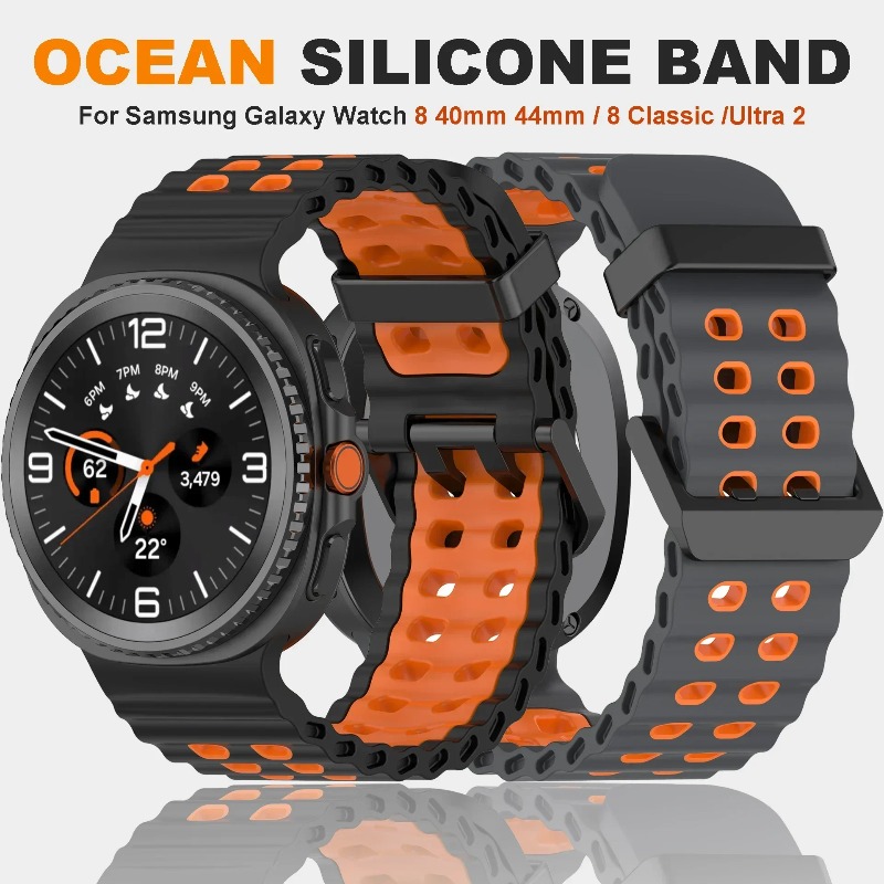Tweekleurige band voor Samsung - Samsung Smartwatch Ultra Accessories recensie en prijs