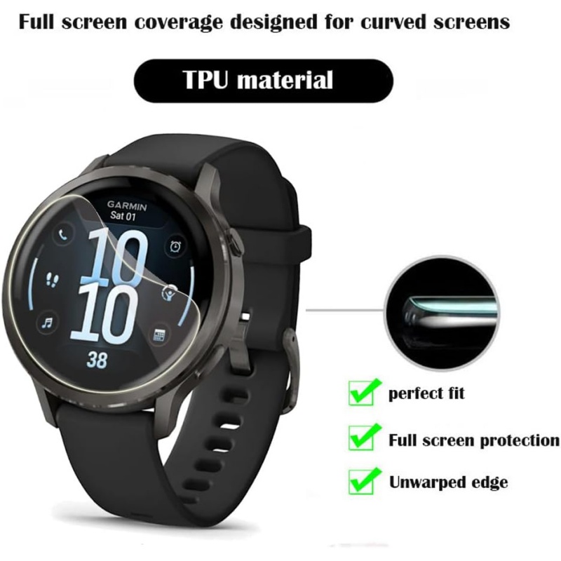 1-3 STKS Zachte Screen Protect - Garmin Smartwatch Accessories recensie en prijs